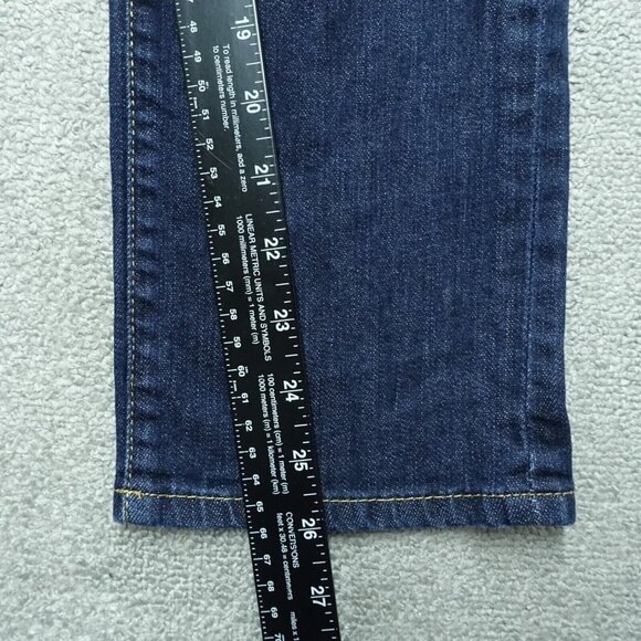 edc by Esprit Jeans Womens  Size W25/L28 Dark Blue Straight Fit Denim Low-Rise - Picture 3 of 9